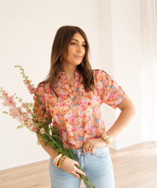 Fleur Flower Blouse Multi^