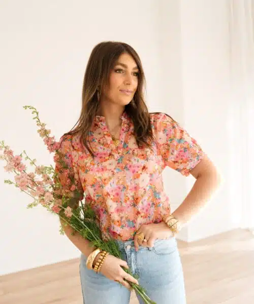 Fleur Flower Blouse Multi^