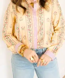 Lora Flower Blouse Yellow*