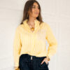 Steph Stripe Flower Blouse Yellow*