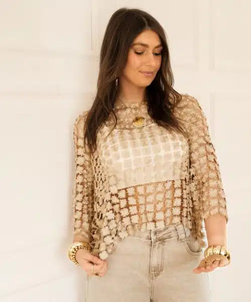 Laura Top Gold