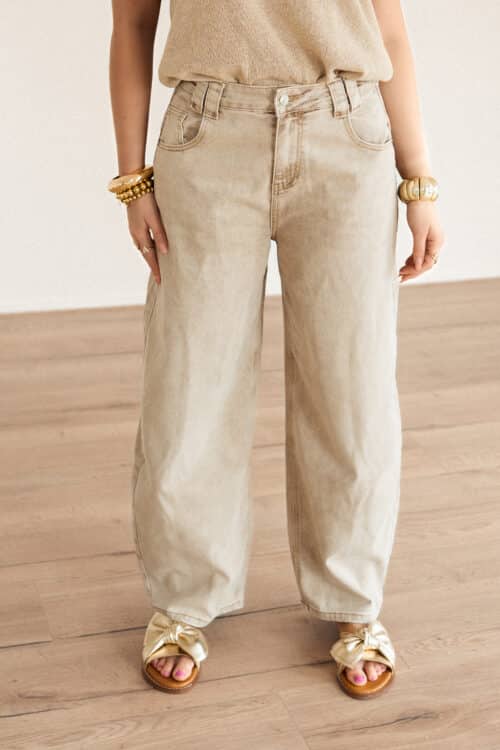 Dani Jeans Taupe 7427