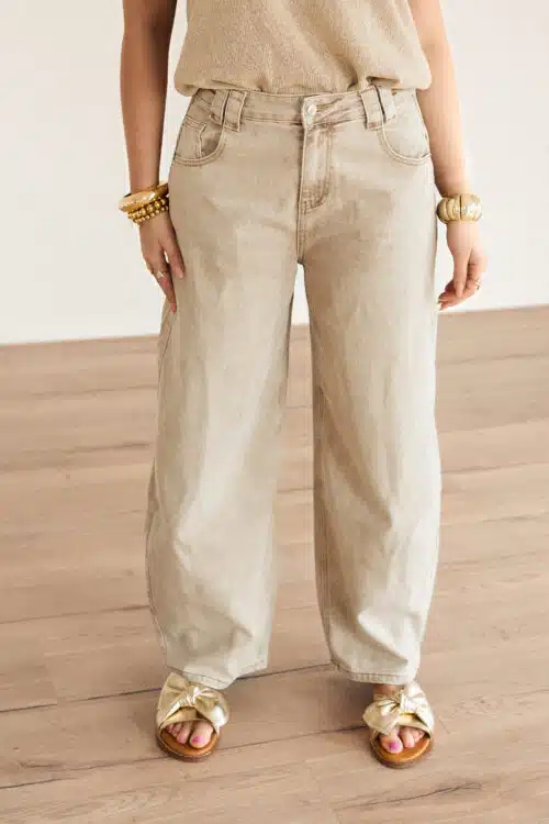 Dani Jeans Taupe 7427