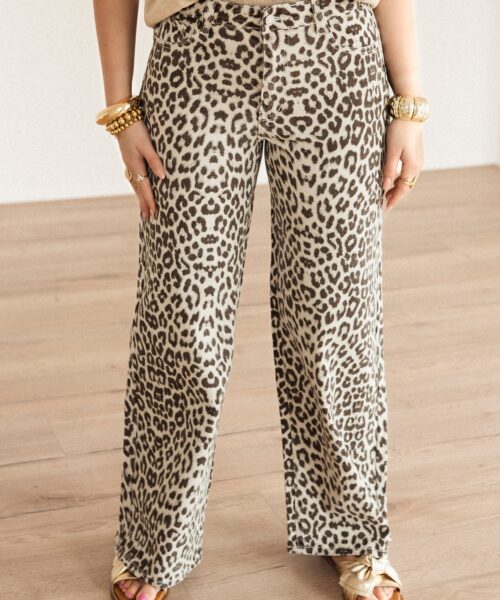 Anke Leopard Jeans 9152