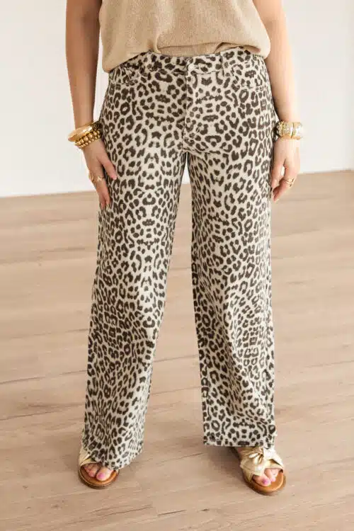 Anke Leopard Jeans 9152
