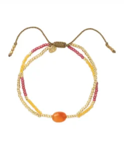 A Beautiful Story Shining Carnelian Bracelet