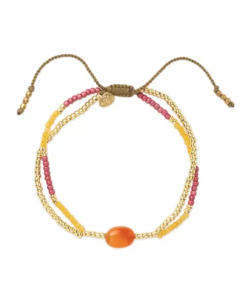 A Beautiful Story Shining Carnelian Bracelet
