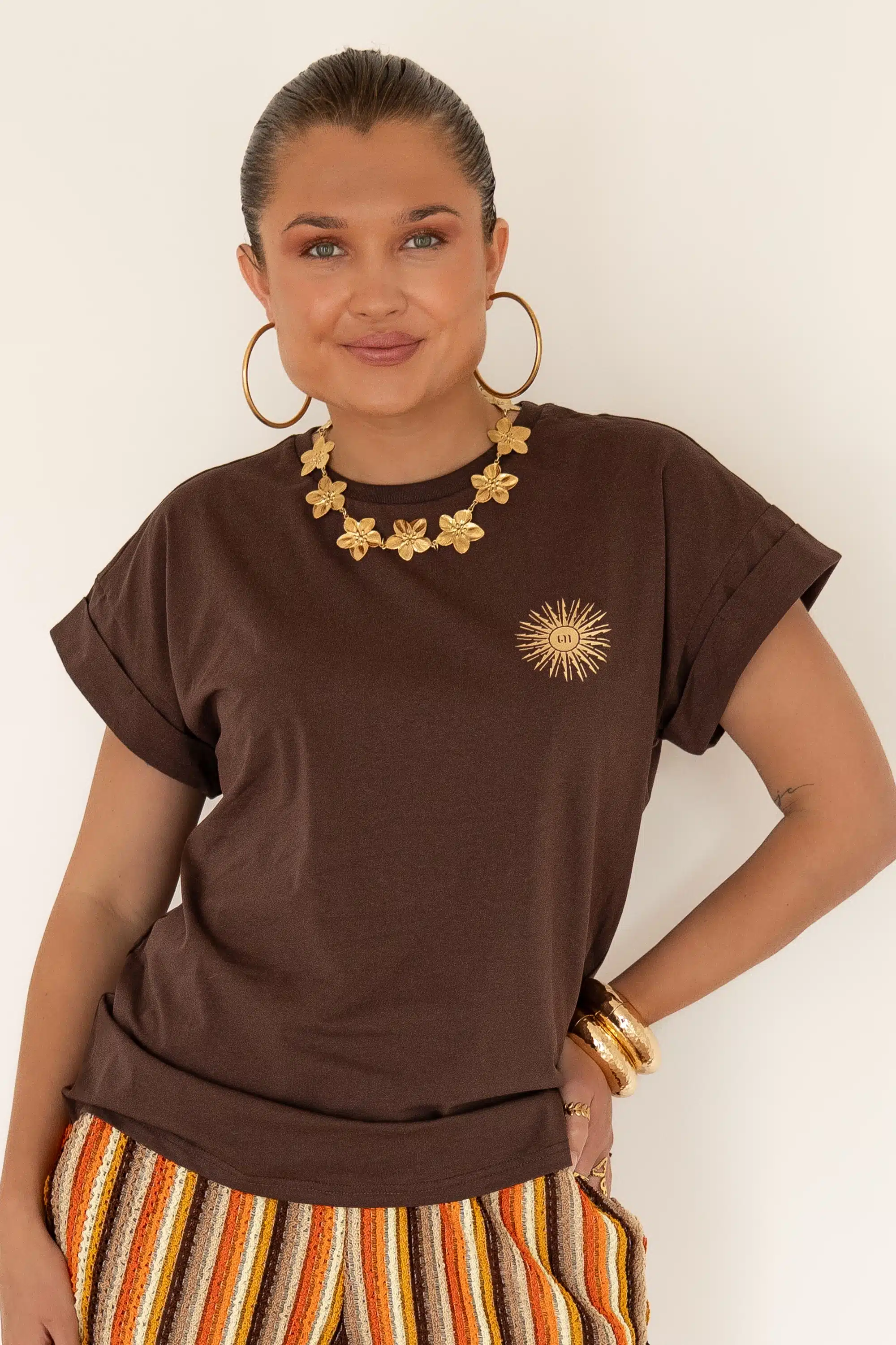 Lofty Manner T-shirt Anna Brown - Afbeelding 5