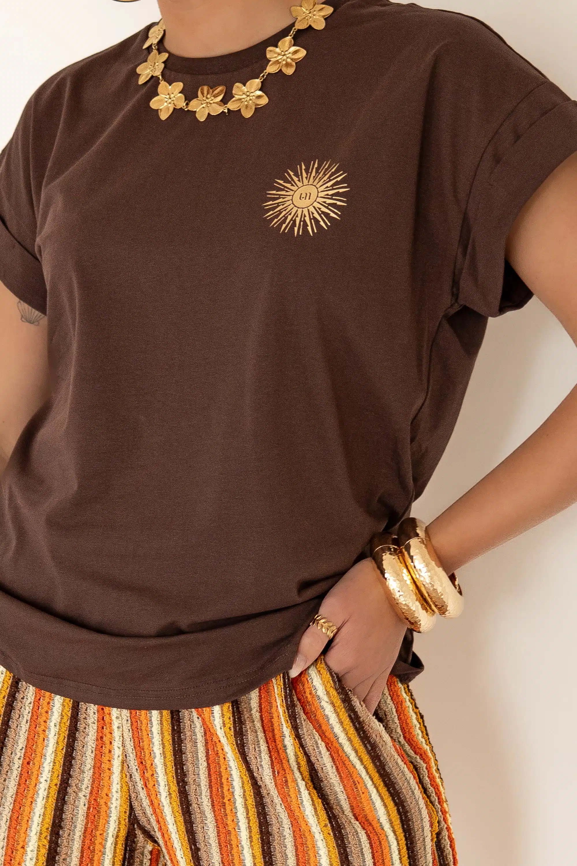 Lofty Manner T-shirt Anna Brown - Afbeelding 3