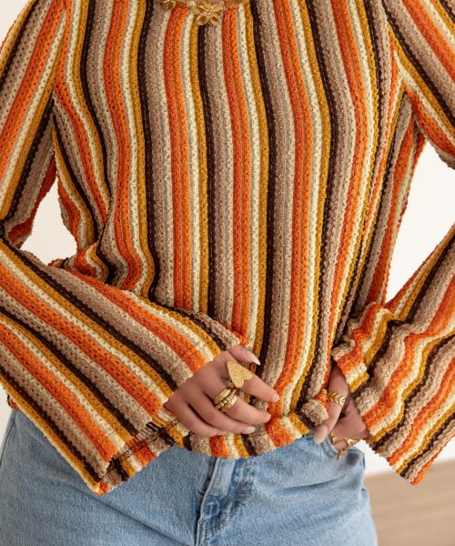 Alternative view of Lofty Manner Top Livy Multi Color