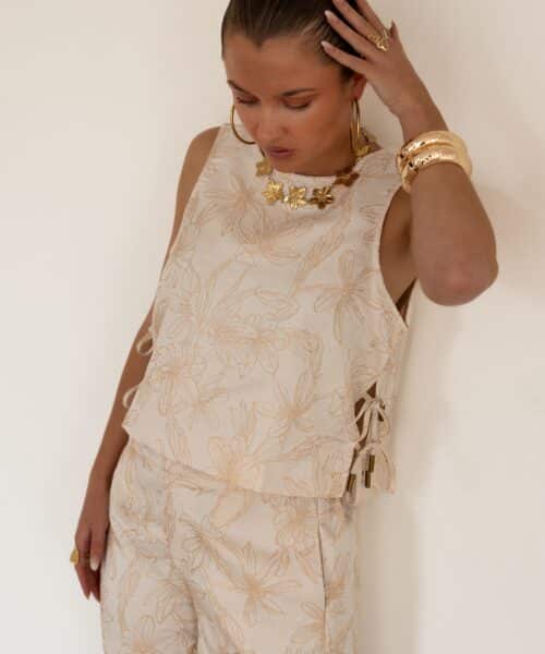 Alternative view of Lofty Manner Top Katy Creme
