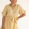 Lofty Manner Dress Kim Pyramid Gold Print