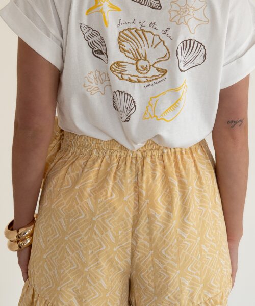 Lofty Manner T-shirt Nora Creme