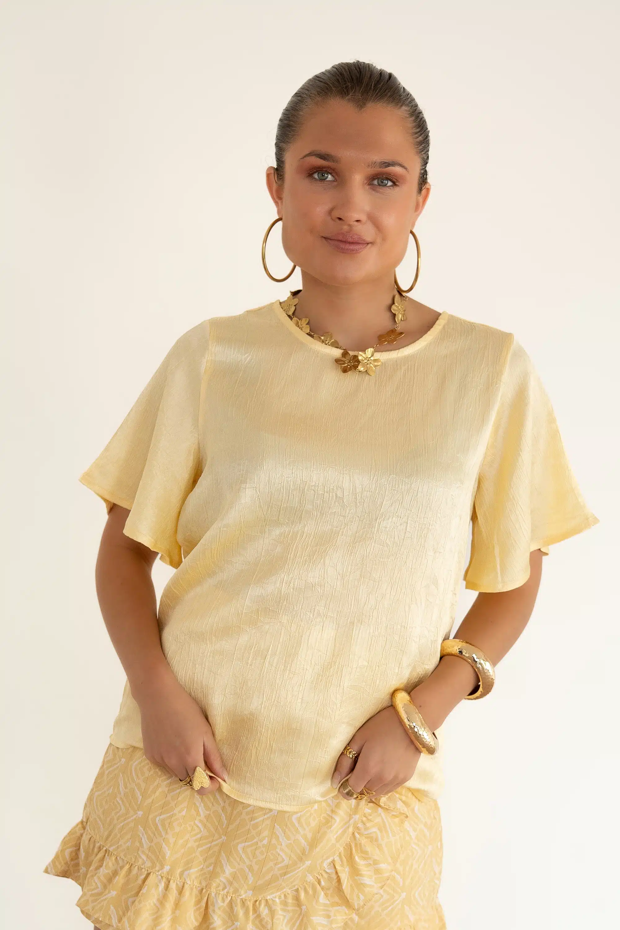Lofty Manner Blouse Sami Butter Yellow - Afbeelding 7