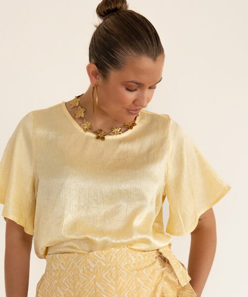 Lofty Manner Blouse Sami Butter Yellow