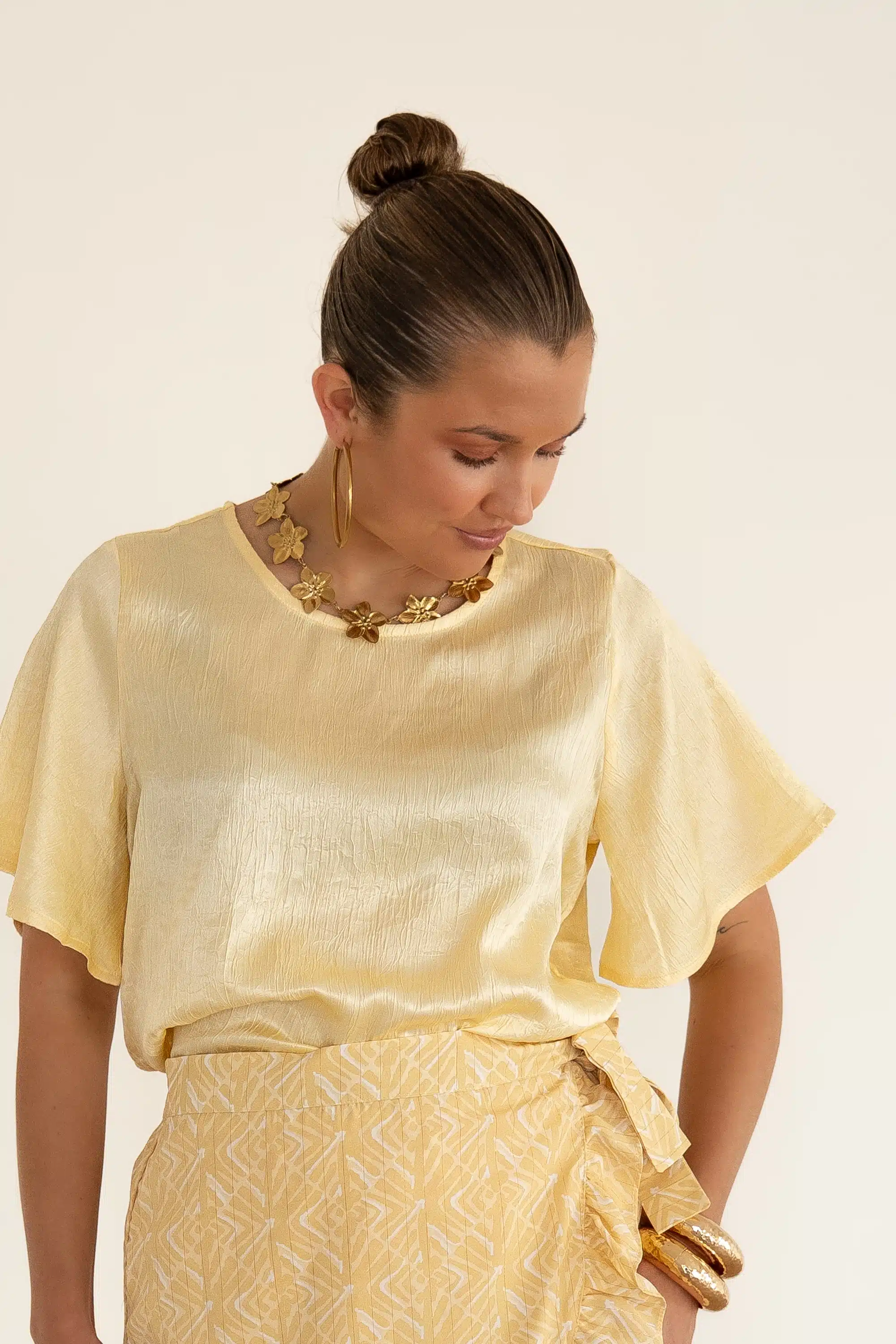 Lofty Manner Blouse Sami Butter Yellow