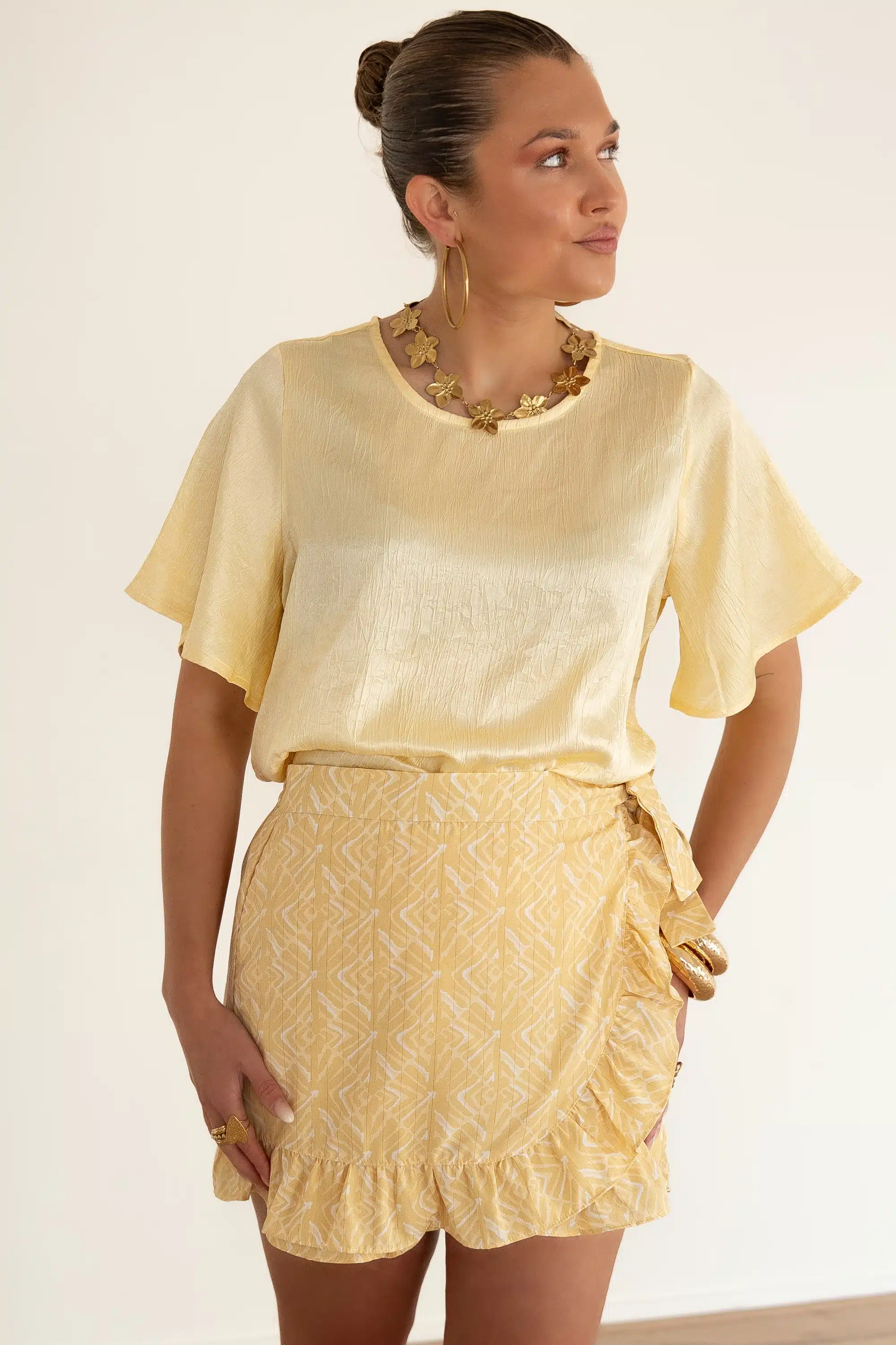 Lofty Manner Blouse Sami Butter Yellow - Afbeelding 2