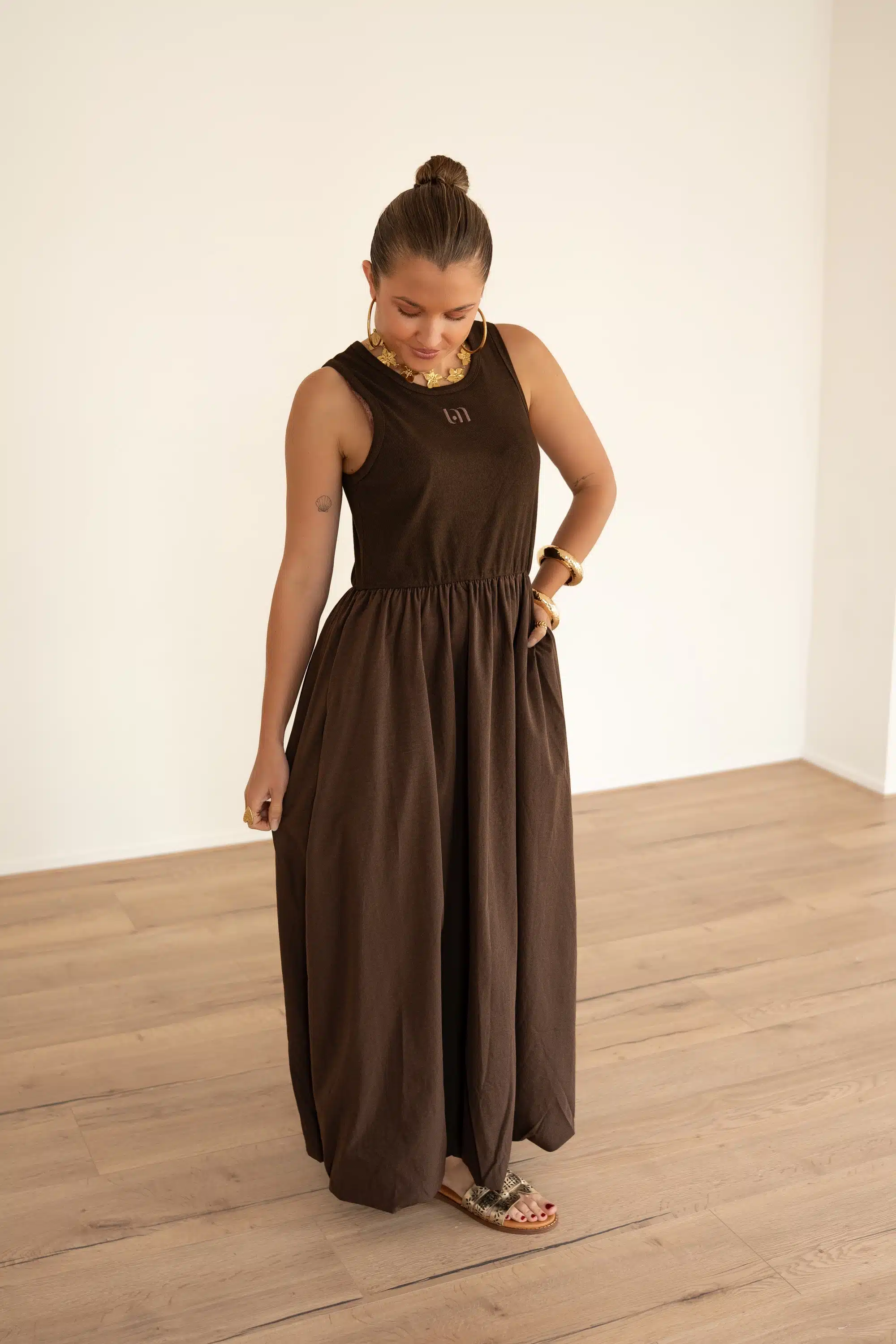 Lofty Manner Dress Pia Brown