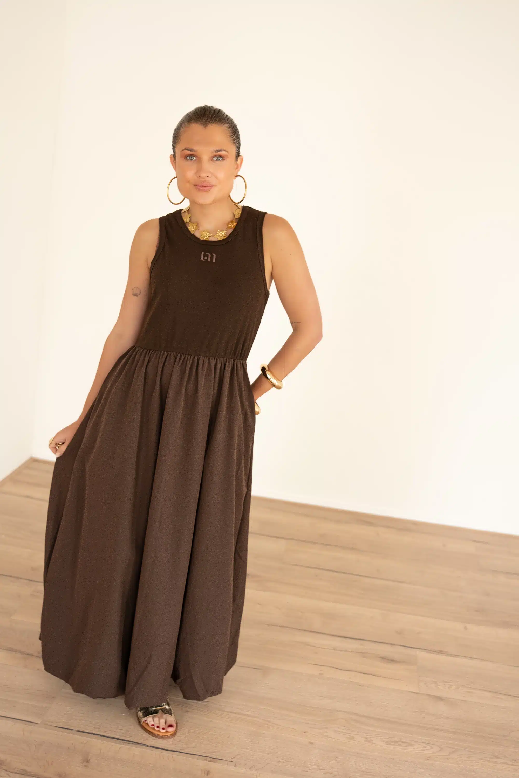 Lofty Manner Dress Pia Brown - Afbeelding 5