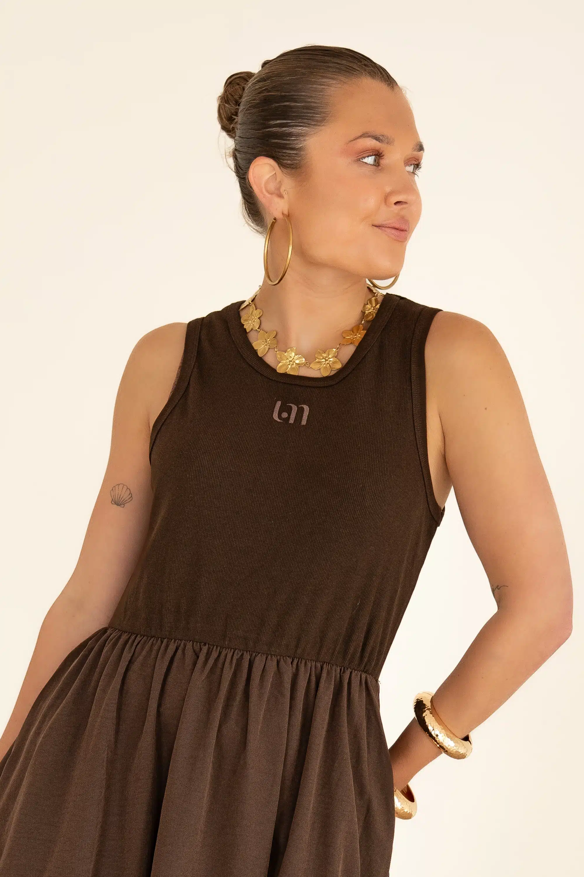 Lofty Manner Dress Pia Brown - Afbeelding 2
