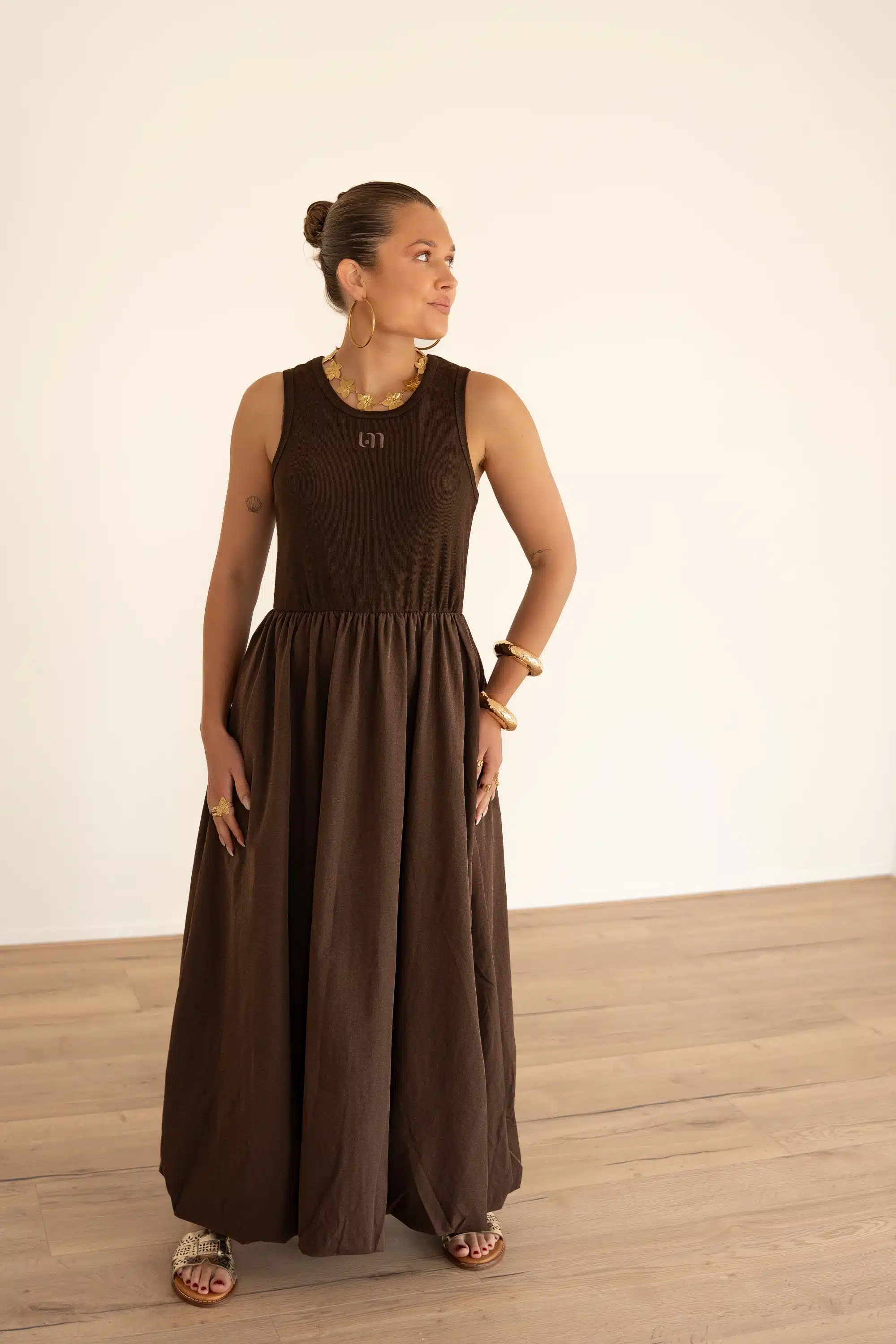 Lofty Manner Dress Pia Brown - Afbeelding 4