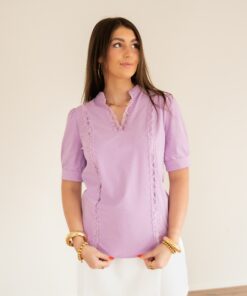Alternative view of Mi Piace Travel  Blouse Lila
