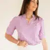 Mi Piace Travel  Blouse Lila