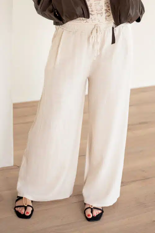 Linnen Pants Beige