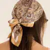 Lovely Scarf Paisley Beige