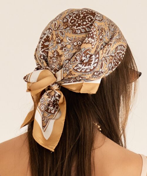 Lovely Scarf Paisley Beige