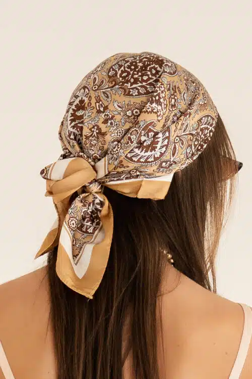 Lovely Scarf Paisley Beige