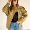Milly Lack Jacket Olive -