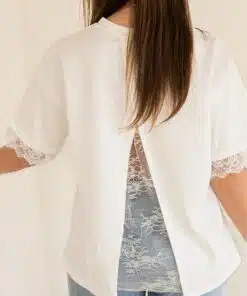 Lace Shirt White
