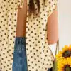 Dora Dots Top Yellow Brown