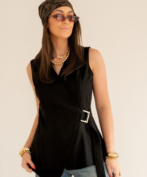 Sabi Gilet Black.