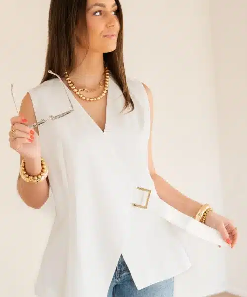 Sabi Gilet White.