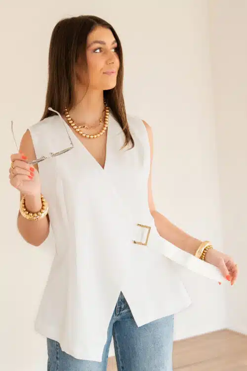 Sabi Gilet White.