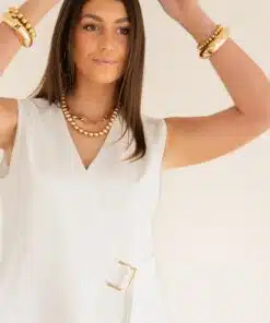 Alternative view of Sabi Gilet White.