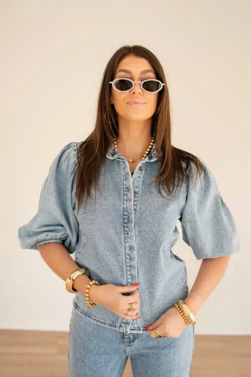Mudi Jeans Blouse ~