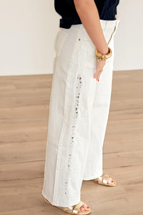 Alternative view of Embroidery Wide Leg 0010