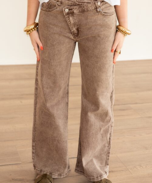 Moya Wide Leg Light Brown 0013-3
