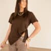 Knot Shirt Brown