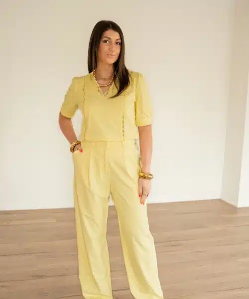 Mi Piace Trouser Yellow Lemon