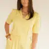 Mi Piace Travel Blouse Yellow