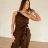 Sanne Linnen Set Brown ~