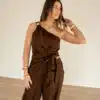 Sanne Linnen Set Brown ~