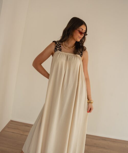 Alternative view of Jolien Dress Beige Leo