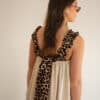 Jolien Dress Beige Leo