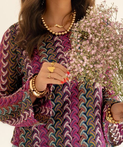 Alternative view of Lofty Manner Top Dania Multi Color
