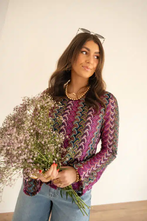 Lofty Manner Top Dania Multi Color